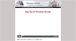 Desktop Screenshot of precisiongrowth.com