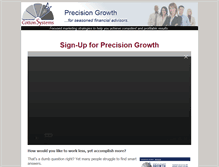 Tablet Screenshot of precisiongrowth.com